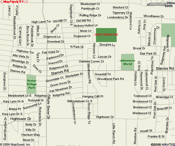 Cross Timbers Park Map